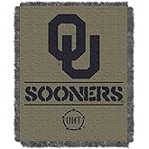 Northwest NCAA Unisex-Adult Woven Jacquard Throw Blanket