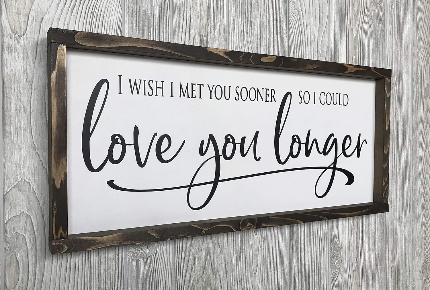 Farmhouse Sign 25x11 Inches I Wish I Met You Sooner So I Could Love You Longer Home Kitchen Kolenik Home Decor Farmhouse Sign 25x11 Inches I Wish I Met You Sooner So I Could Love You Longer Home Kitchen Kolenik Home Decor