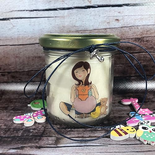 Regalo Futura Mamma Candela In Cera Di Soia E Oli Essenziali Personalizzata Con Frasi A Scelta Amica O Sorella Incinta Nuova Gravidanza Mamma In Attesa Pre Maman Dolce Attesa Amazon It