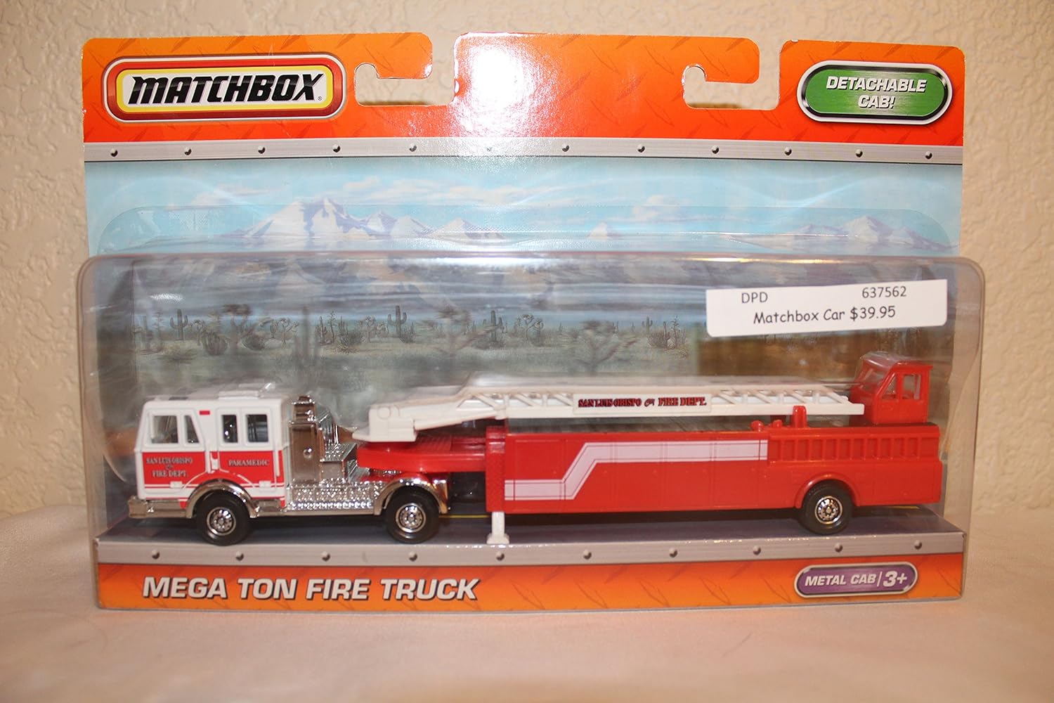matchbox mega ton fire truck