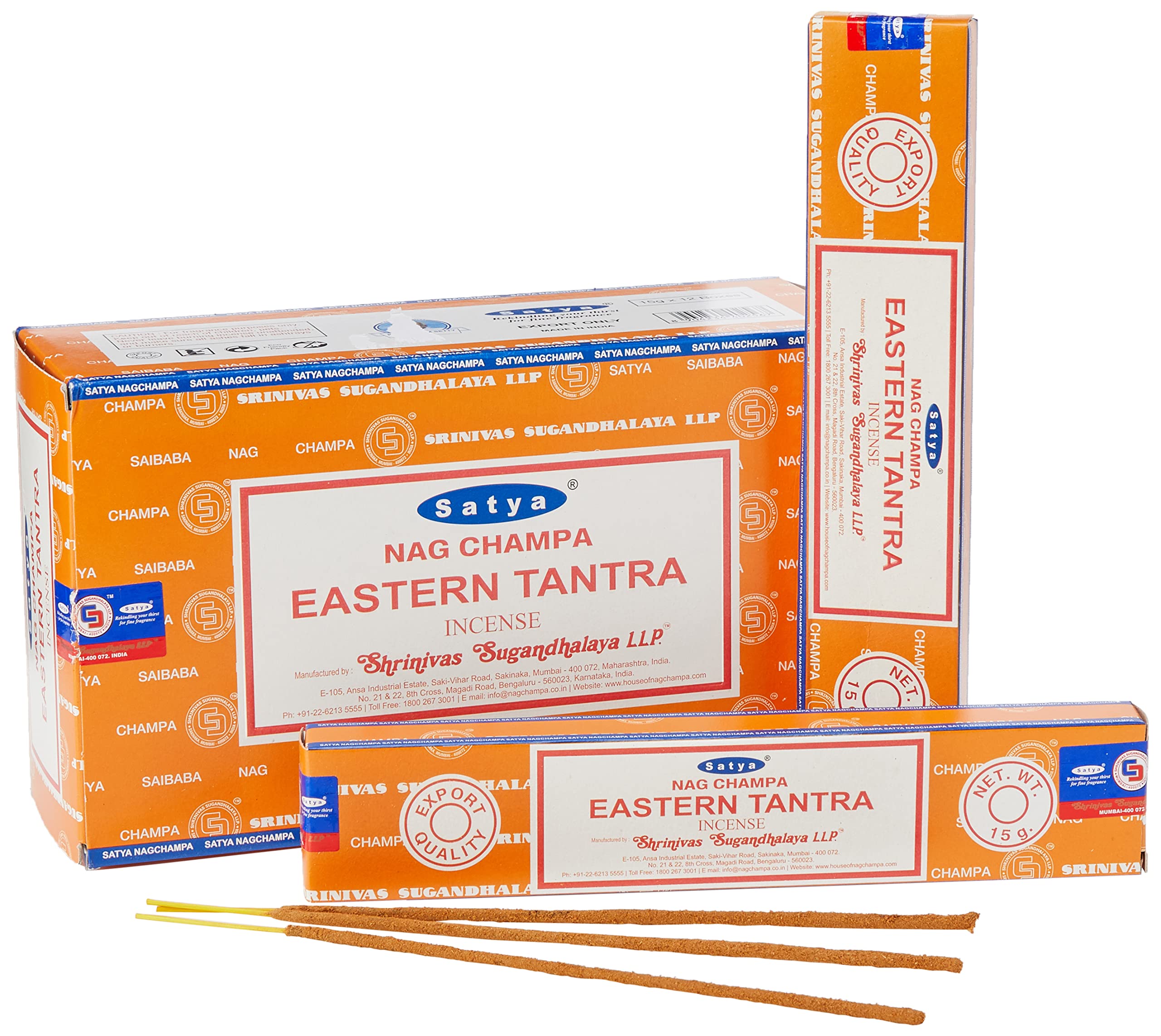 Satya Incense Sticks, Black, Eastern Tantra