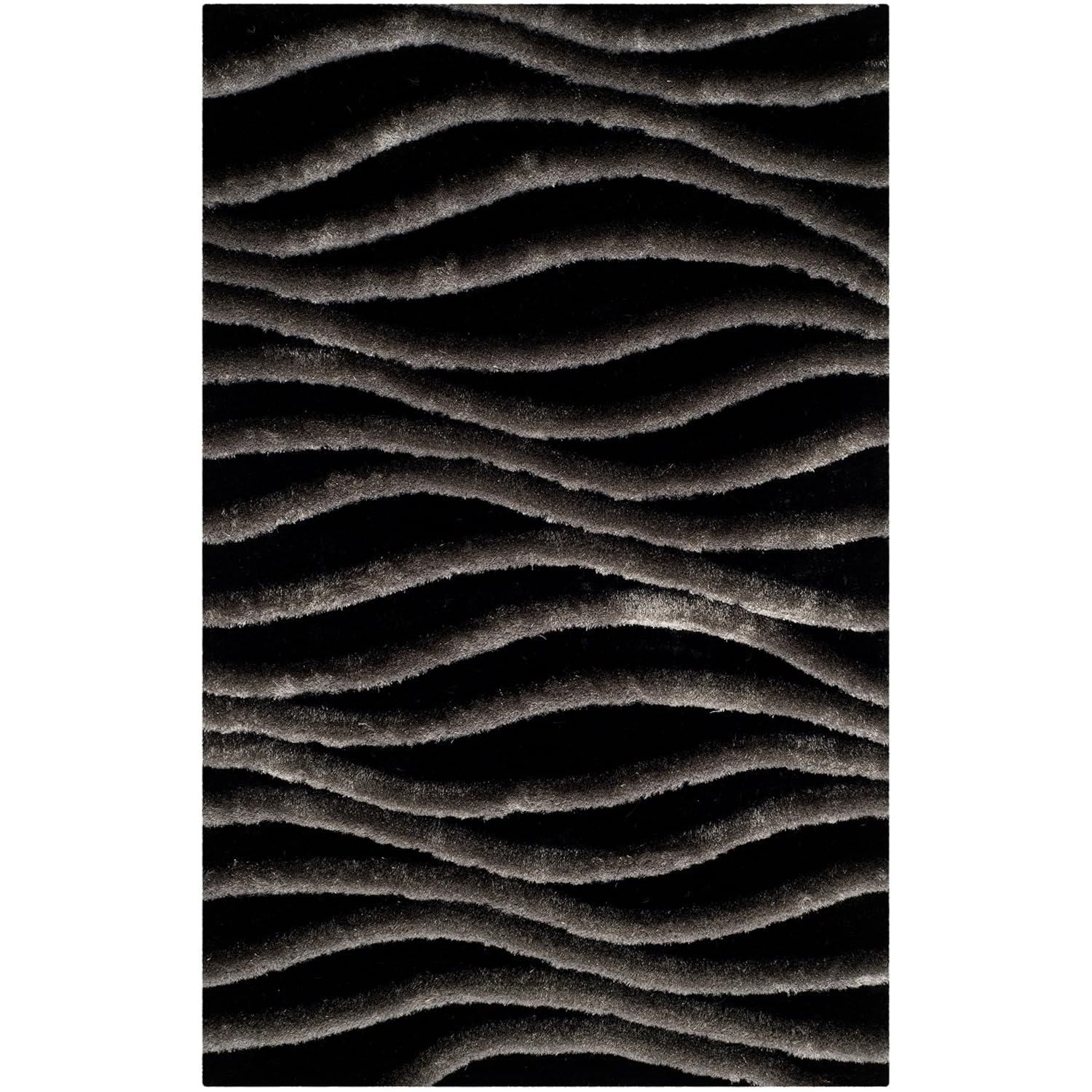 Amazon Safavieh 3D Shag Collection SG551E Handmade Black and