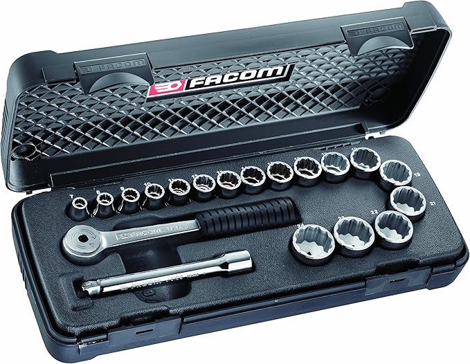 Facom Composition De Douilles 3/4 6 Pans Longues 22 à 42 Mm - Comparer