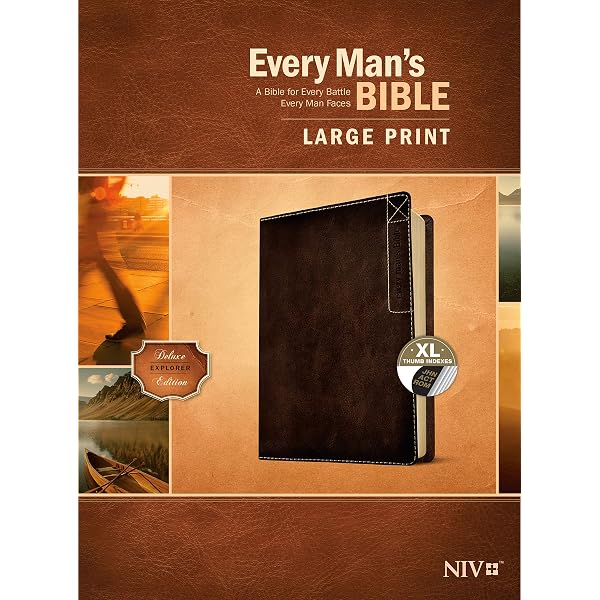Every Man's Bible NIV, Large Print, Deluxe Explorer Edition