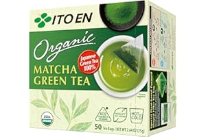 ITO EN Organic Matcha Green Tea - Tea Bags, 50ct (Pack of 1)