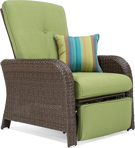 Amazon Com La Z Boy Outdoor Asaw Rc Patio Recliner Green