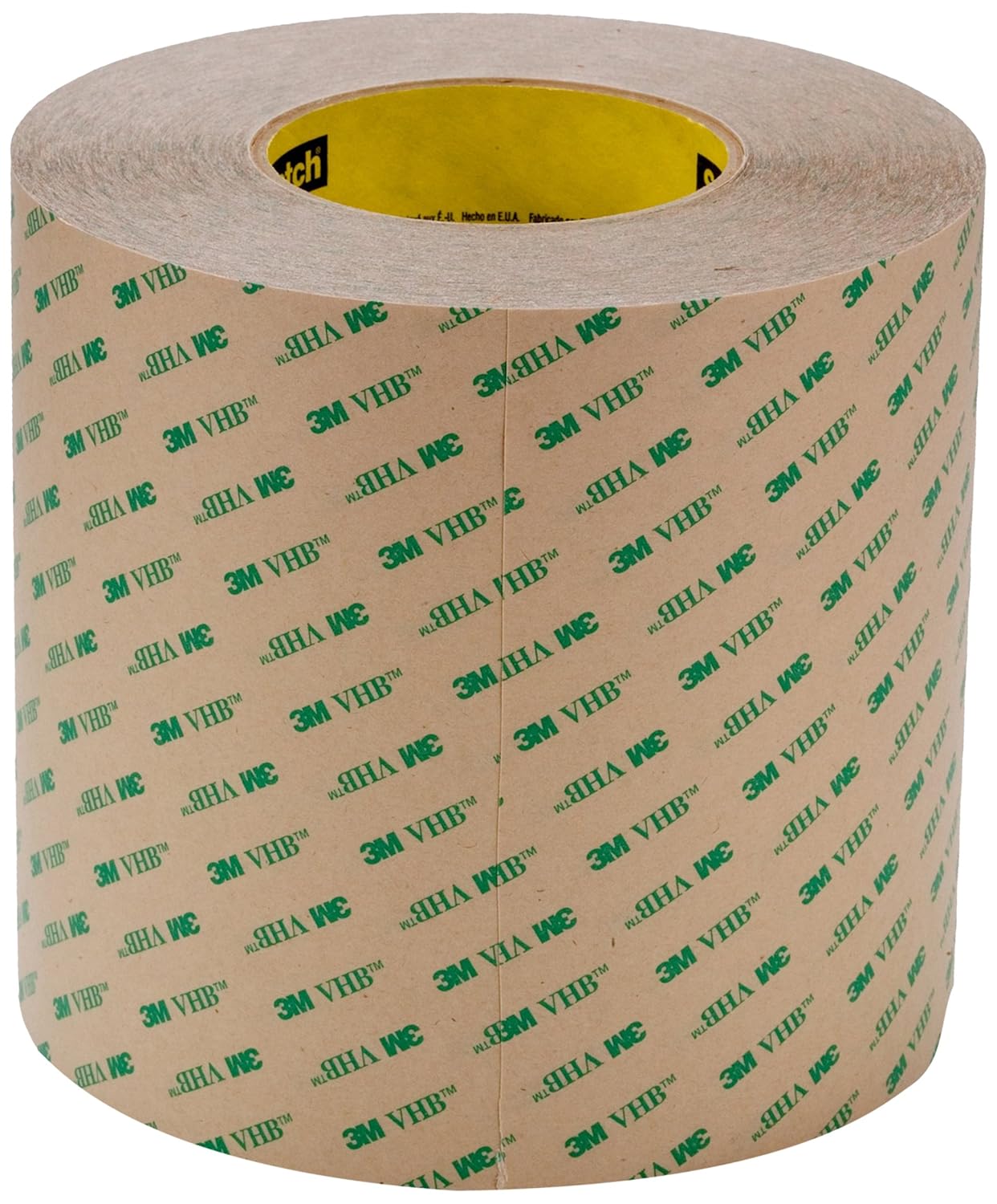 3M VHB Adhesive Transfer Tape F9469PC, Clear, 18 in x 60 yd, 5 mil
