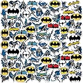 Batman Character Poses Sticker Pack – Die-Cut Large Deluxe Vinyl Stickers Variety Pack for Laptop, Water Bottle, Scrapbooking, Tablet, Indoor & Outdoor – Set of 100