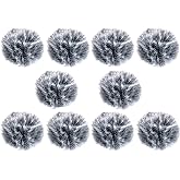 Ruittos 5 Packs Lavalier Microphone Wind Screen Furry Muffs Diameter 1cm Fits Most Lapel Clip Lav. Mini Lapel Microphone Dead Cat Windscreens (10pcs deadcates)