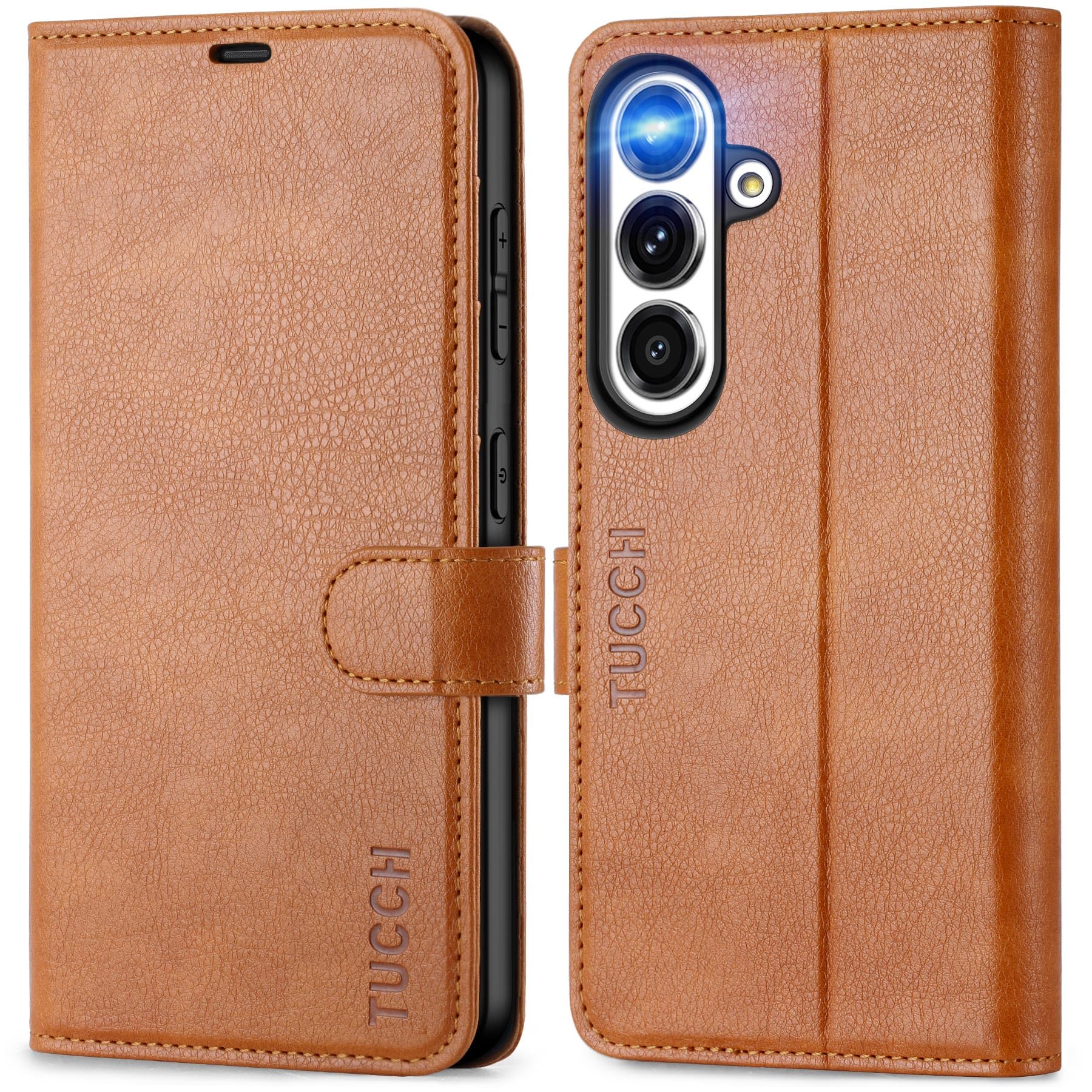 TUCCH Wallet Case for Galaxy S25 5G with [TPU