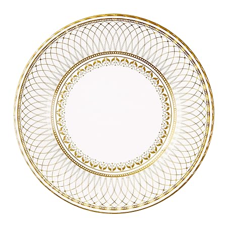 Talking Tables Piatti Di Carta Per Feste Colore Oro Misura Grande 27 Cm Confezione Da 8 Porcellana 2455x227x2455 Cm