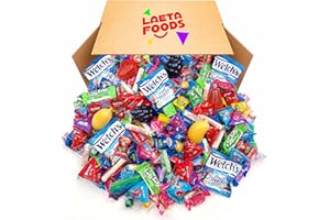 LAETAFOOD Assorted Candy Party Mix, 10 Pound Box Over 450 Pieces, Smarties, Warheads, Welch's, Jawbreakers, Fruit Chews, Squeezable Fruit Jellies