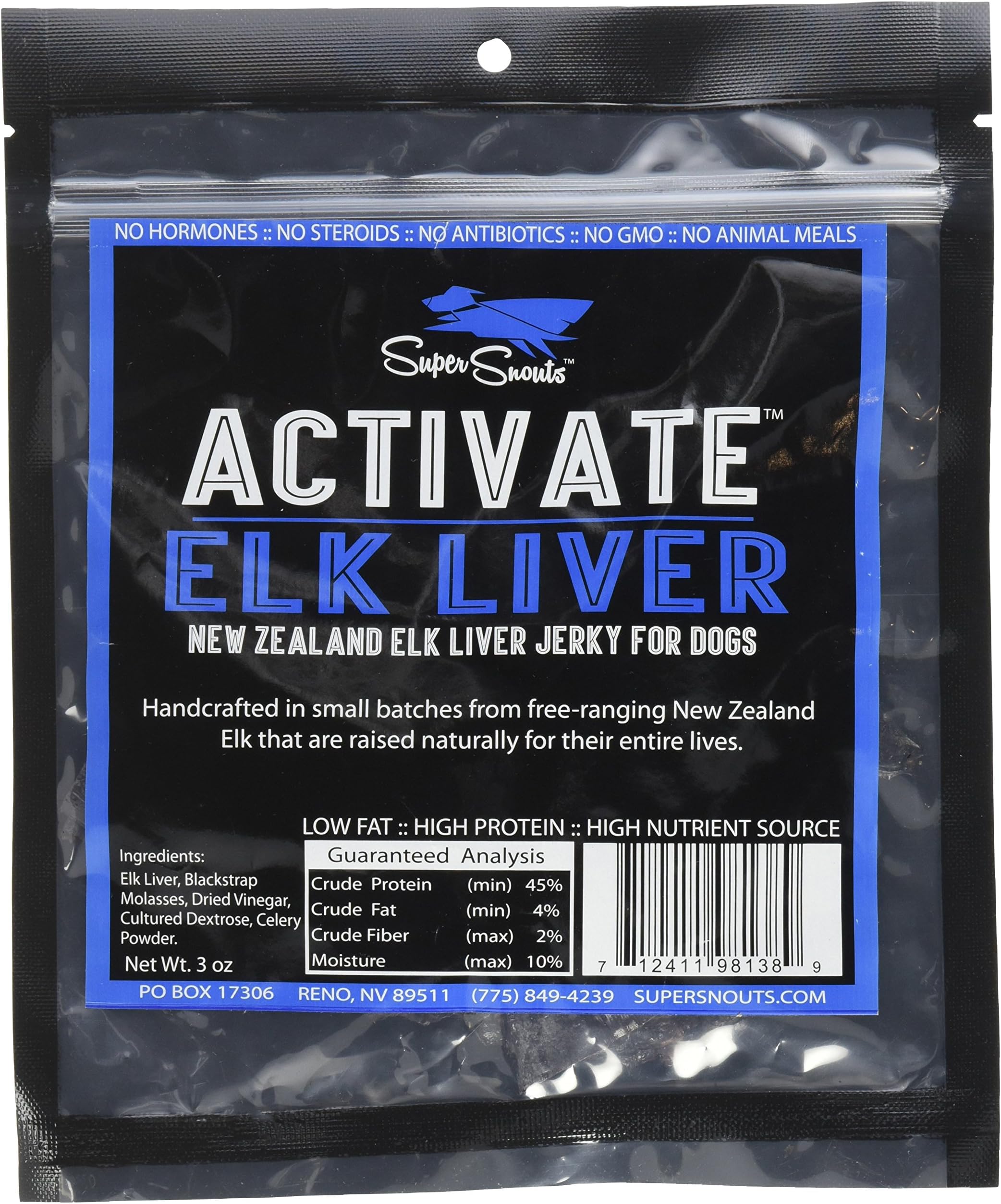 Super Snout Activate Elk Liver 3Oz