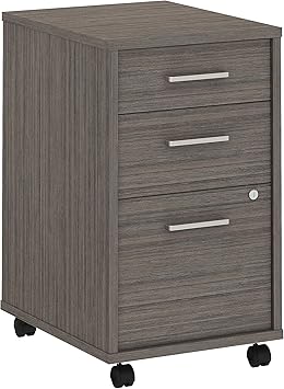 Amazon Com Bush Business Furniture Office By Kathy Ireland Method 3 Drawer Mobile File Cabinet Cocoa Furniture Decor
