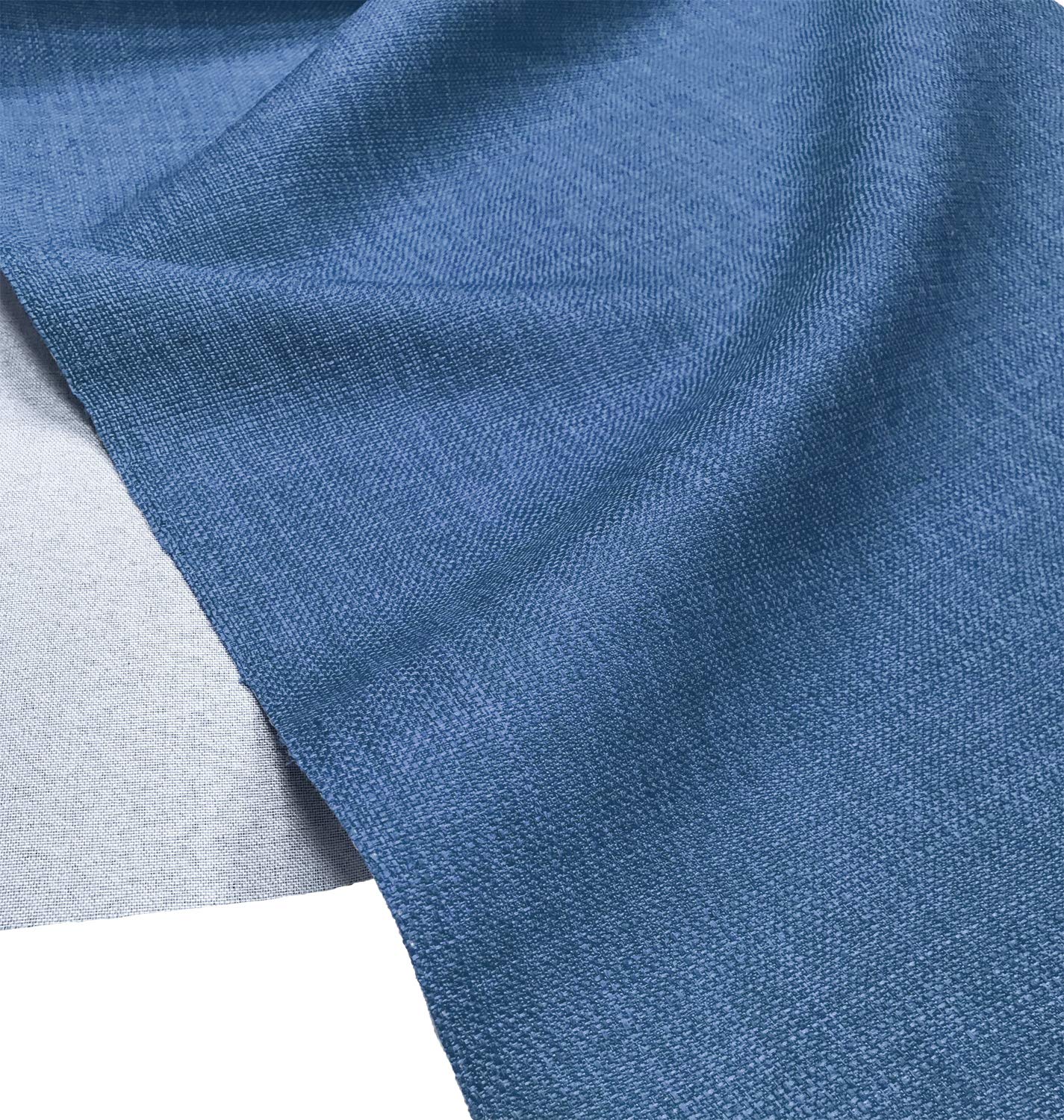 A-ExpressSoft Plain Linen Look Fabric Curtains Bag Designer Clothing Material Dressmaking Upholstery 145cm Wide - Half Metre 50cm x 145cm Royal Blue