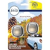 Febreze Car Air Freshener Vent Clips, Whispering Woods, 2 Ct