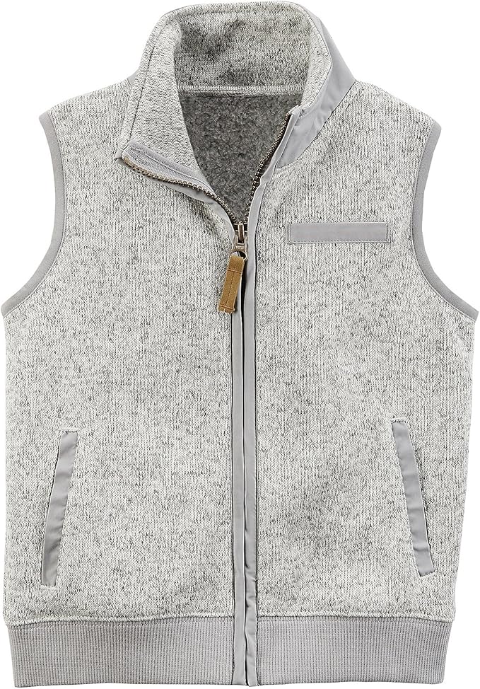 zip up sweater vest