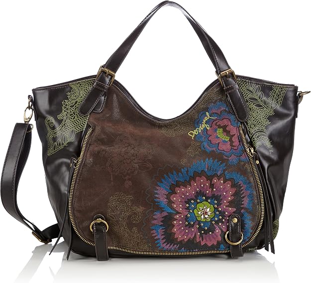 Desigual Women Bols Rotterdam Flower Diamond Shoulder Bags 47X50966066U