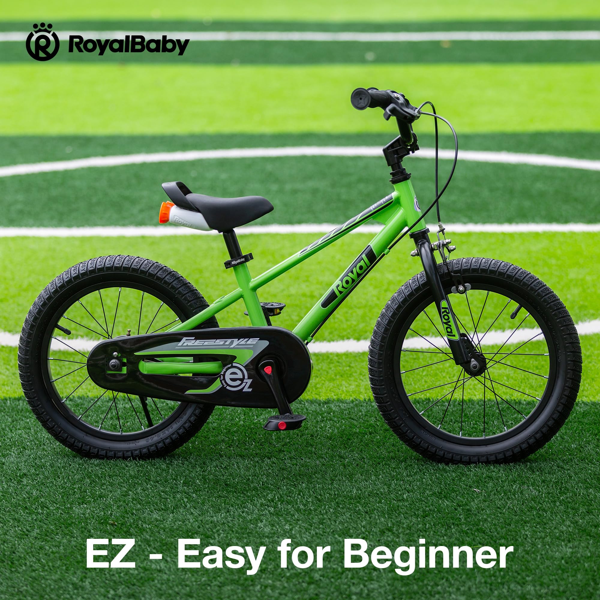 RoyalBaby Kids Bike EZ Balance to Pedal Dual Handbrake Toddlers Boys Girls Bicycle 12-20 Inch for Age 3-10 Years