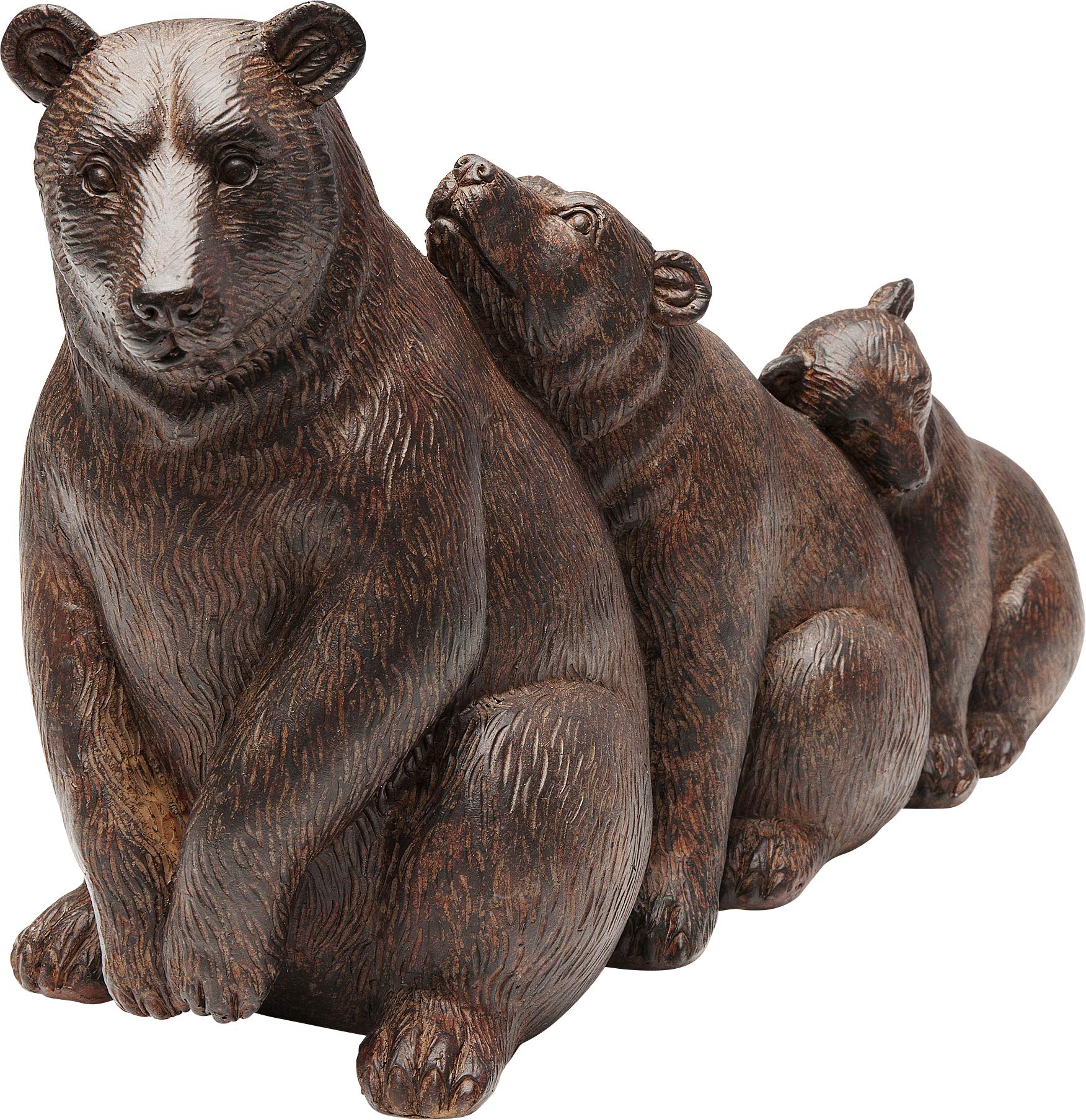 Kare Design Decorative figurine Relaxed Bear Family, Brown, 20x32x13 cm, Decorative object, Design, Home decor, Modern, Home design, Interior, Decoration, Home trend, Gift, Table decor, Living room