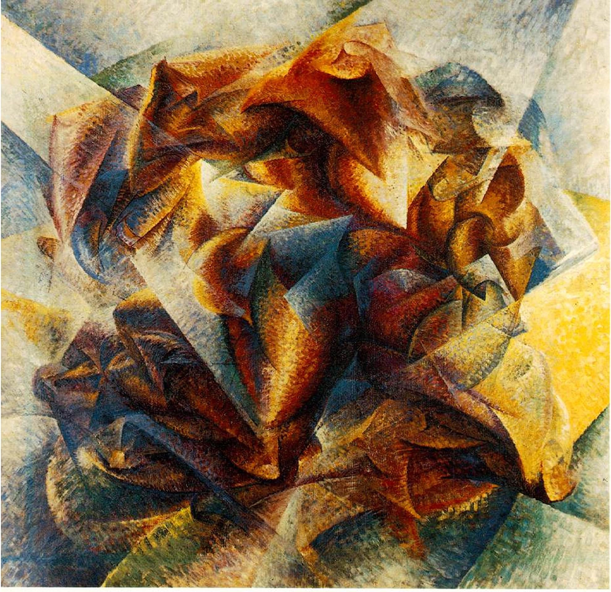 Dynamism of a Soccer Player by Umberto Boccioni