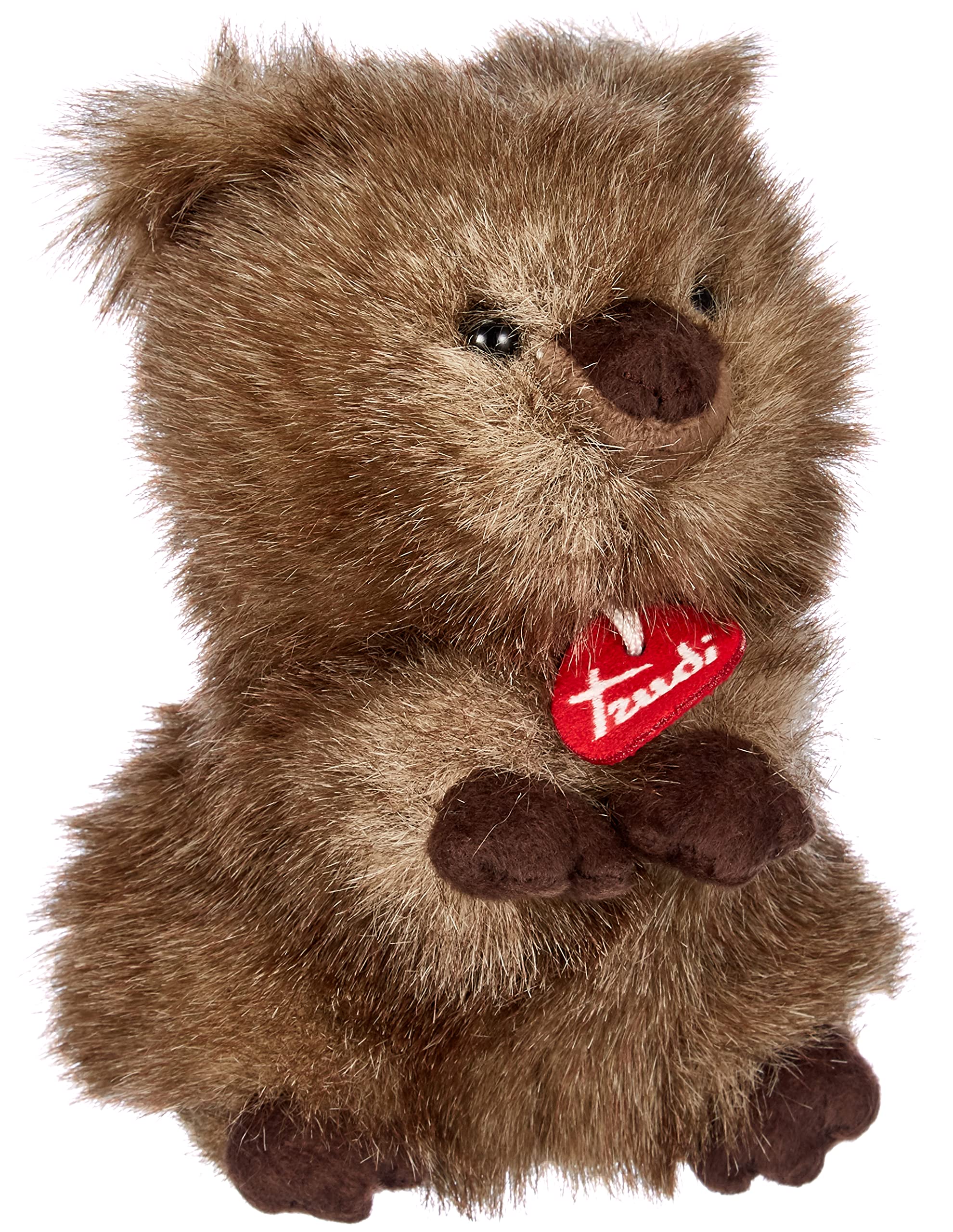 Trudi 27135 Classic Plush Toy Quokka Maximilian Approx. 20 cm, Size M, Soft Toy with Soft Materials, Plush Toy with Realistic Details, Washable, Cuddly Toy for Children, Brown