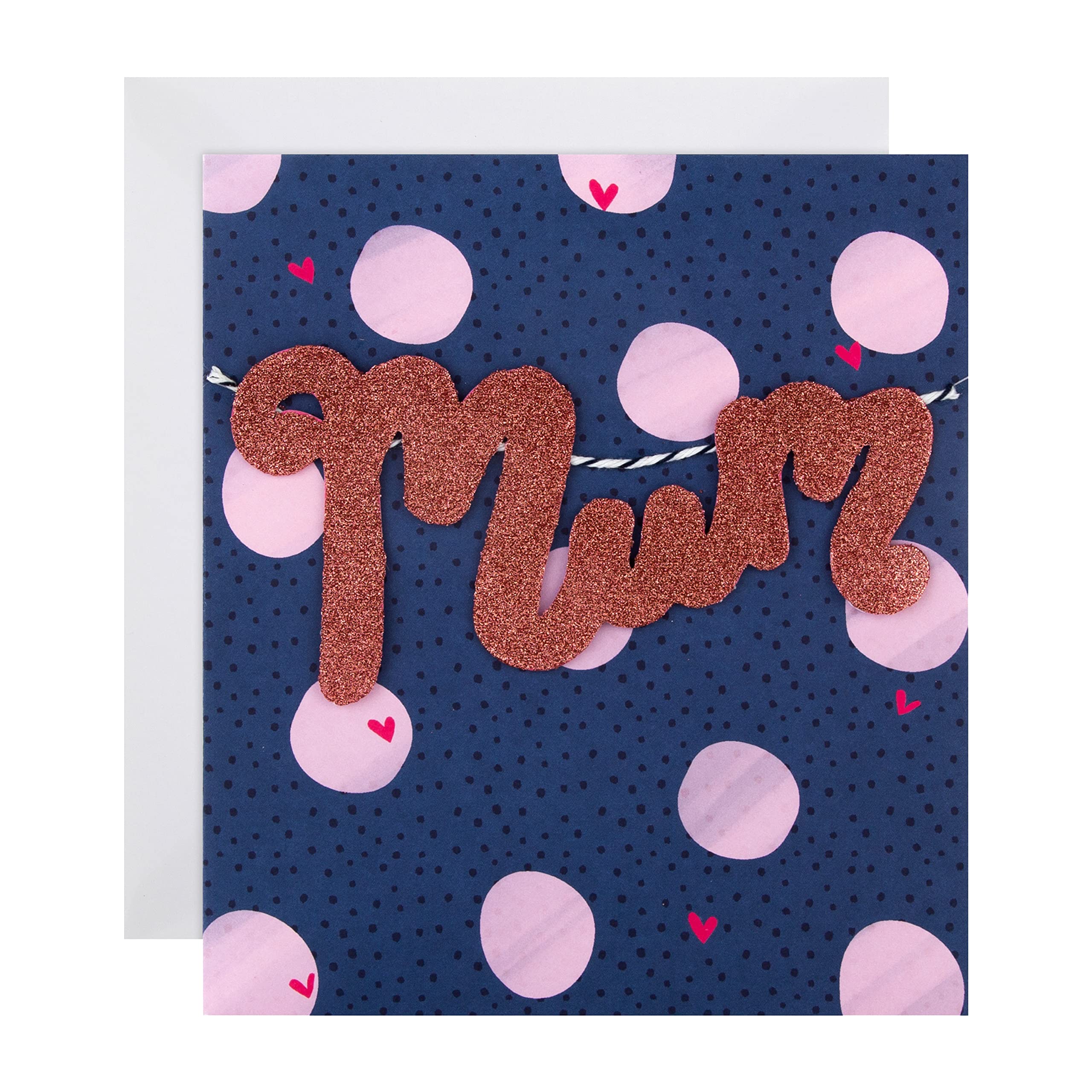 Hallmark Birthday Card for Mum - Contemporary Purple Design