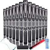 CHAMPKEY Comfortable Polyurethane Golf Grips 13 Pack with Full Repair Kits - Advanced Texture Control and Traction Golf Club Grips