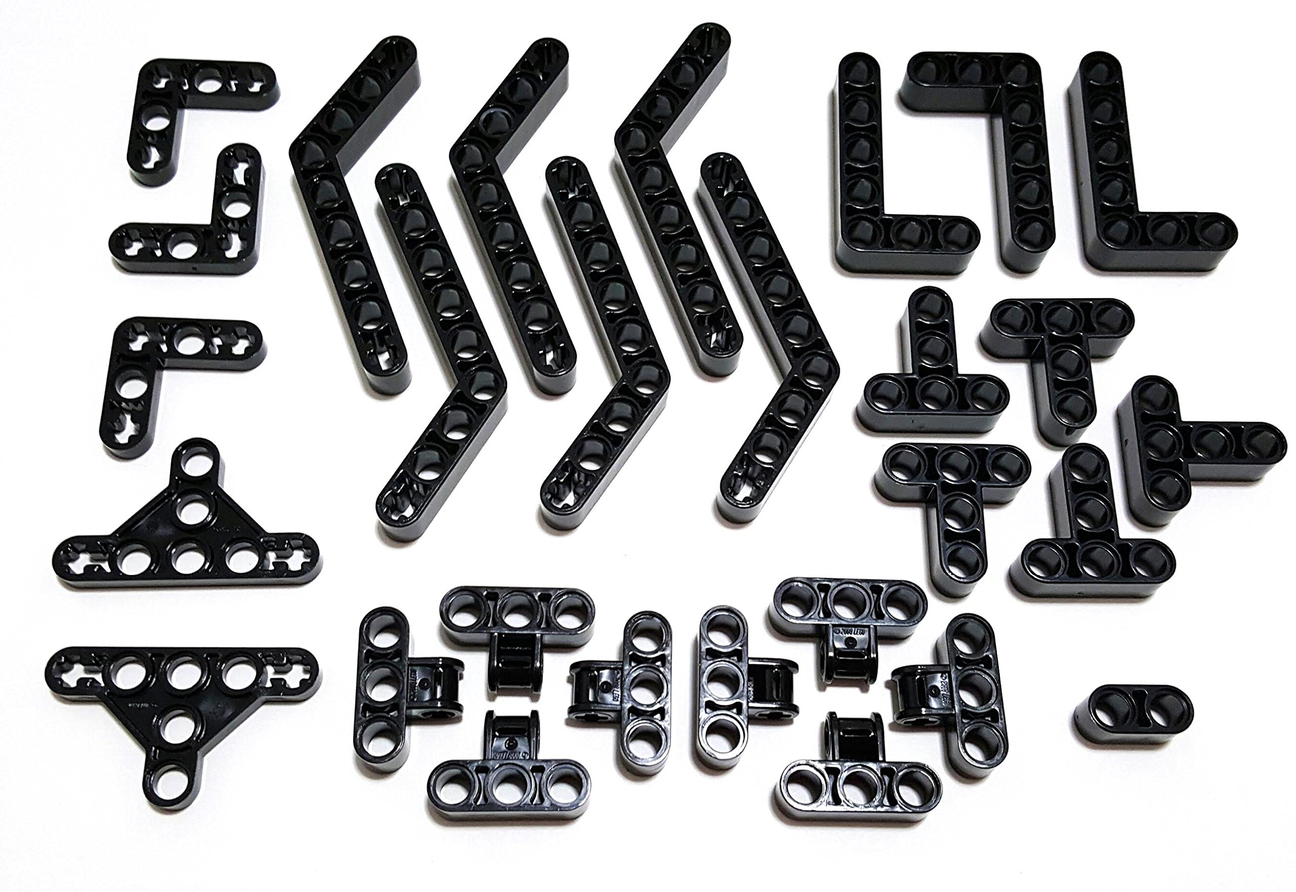 Lego Technic Angular Bent Beam Lever Cross Block Set Black
