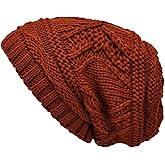Lilax Knit Slouchy Oversized Soft Warm Winter Beanie Hat