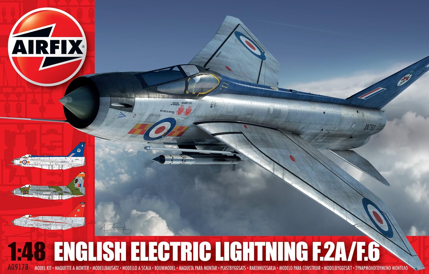 Airfix A09178 English Electric Lightning F2A/F6 148 Scale Series 9