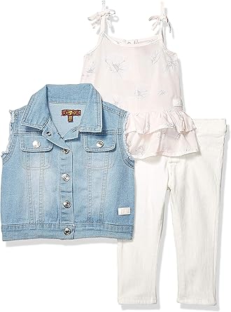 denim vest for baby girl