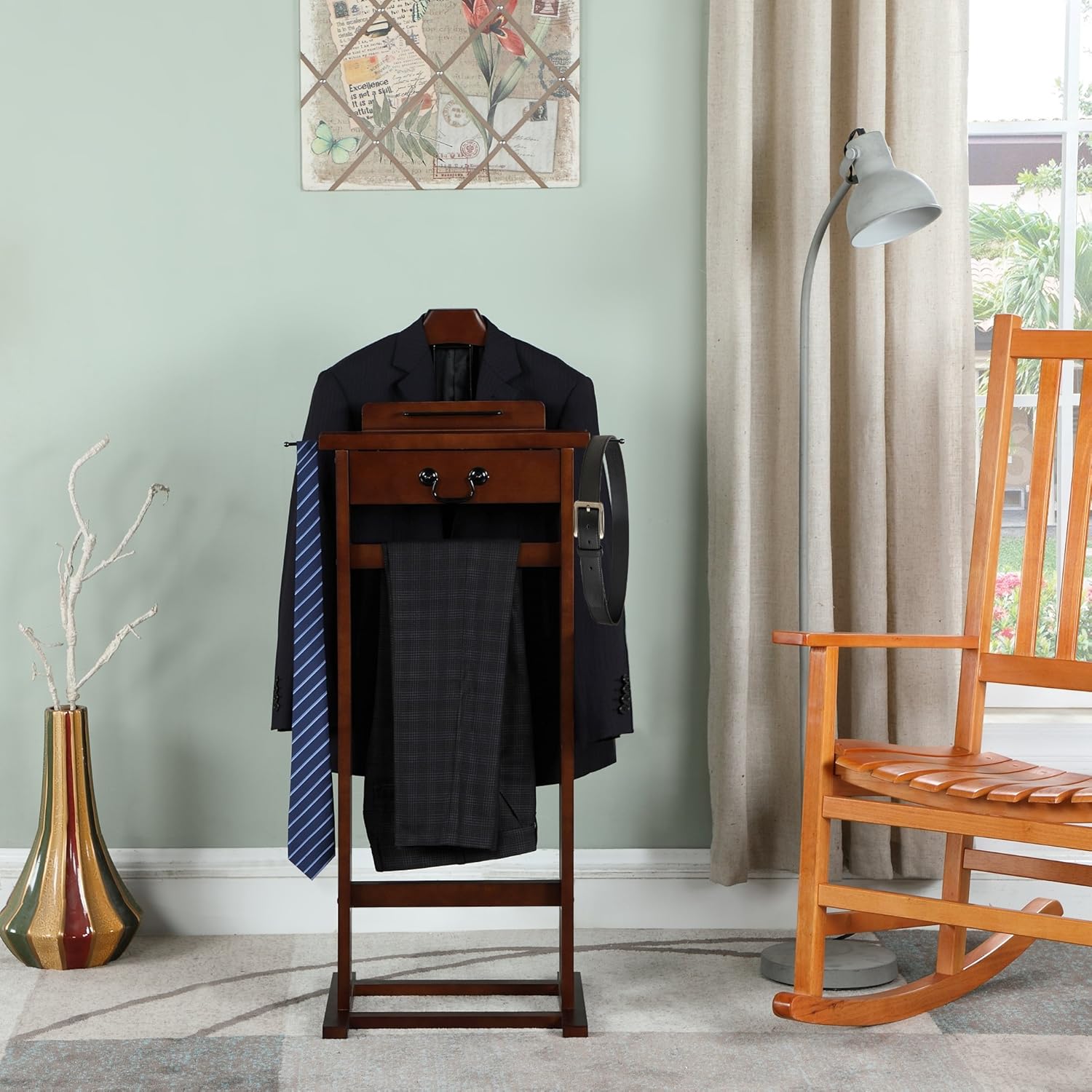 Proman Products Vl16188 Wardrobe Valet Bedroom Furniture