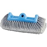 Dicor CP-SB125E Soft Bristle Exterior Wash Brush, 12-Inch | Five-sided design; water flow-through slot; gently removes dirt from sidewalls &amp; windows; RV roof cleaning