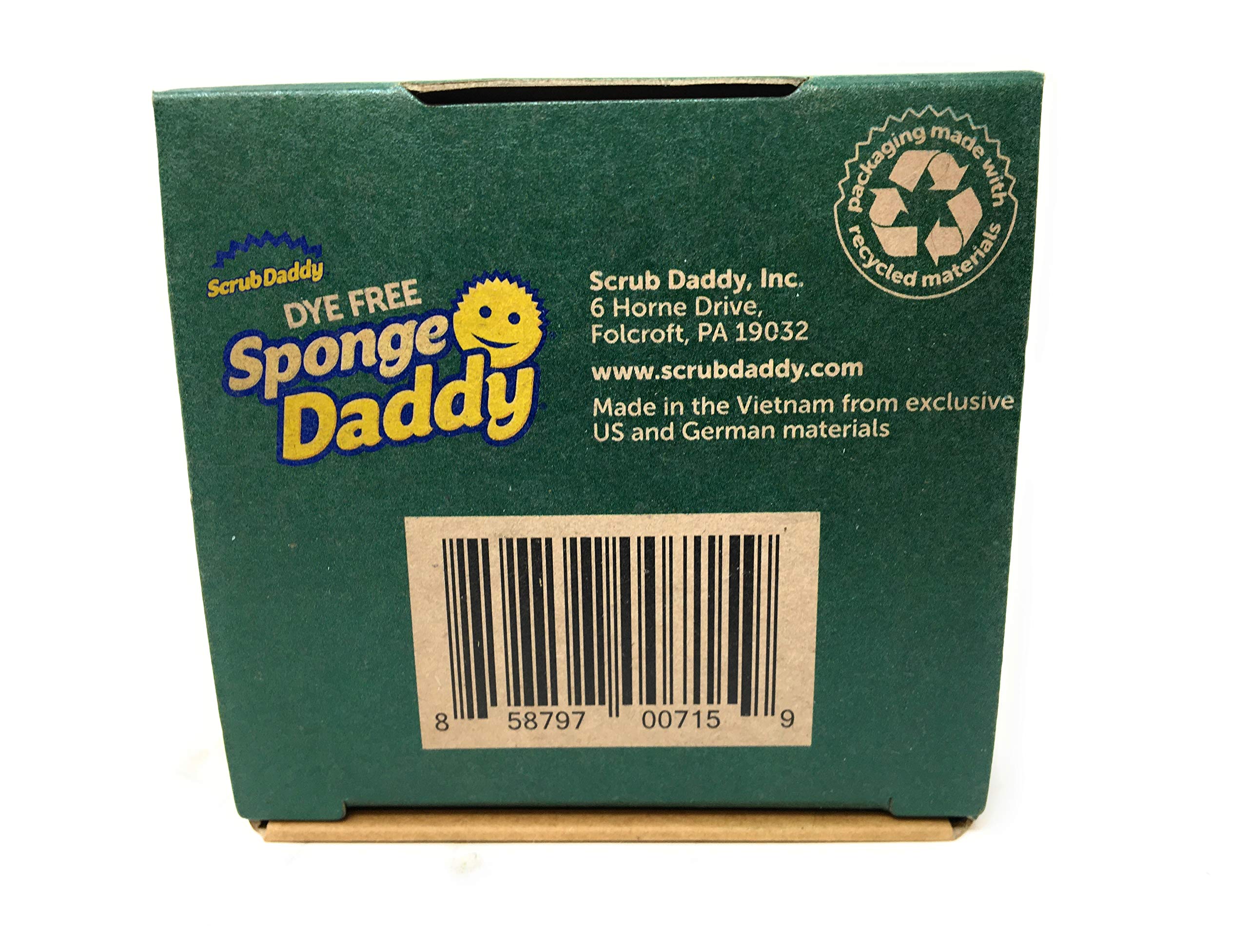 Scrub Daddy Dye Free Sponge Daddy 3 Count, 3 Ct