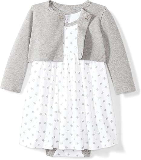 dress and cardigan set