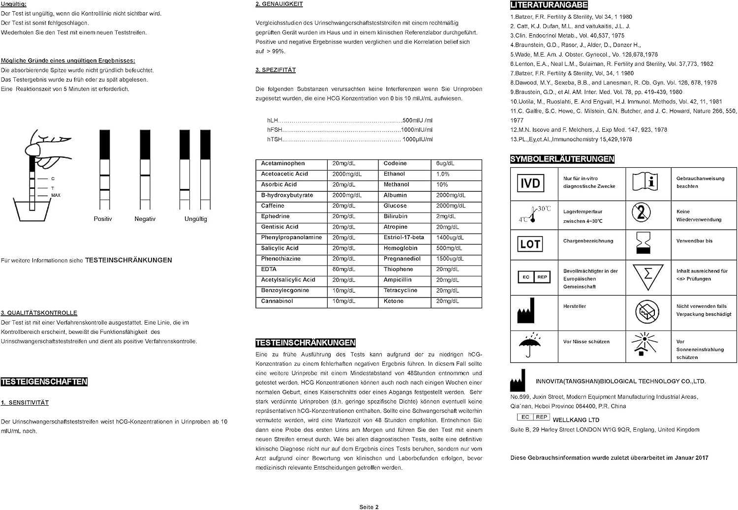 Ktx7 Schwangerschaftstest Empfindlichkeit 10miu Ml 14 Stuck