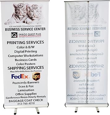 Amazon Com Thedisplaydeal Retractable Pull Up Banner Stand With
