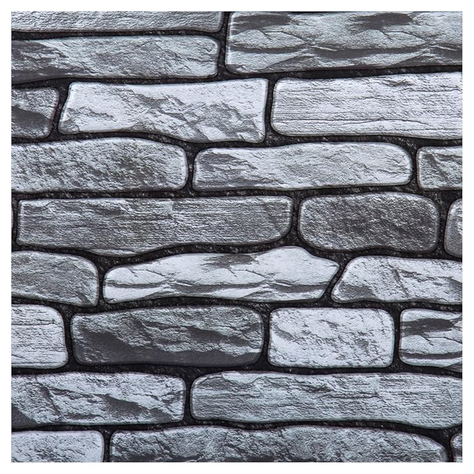 Amazon.com: CTG, Self-Adhesive 3D Stone Peel and Stick Wall Tile, 11.8