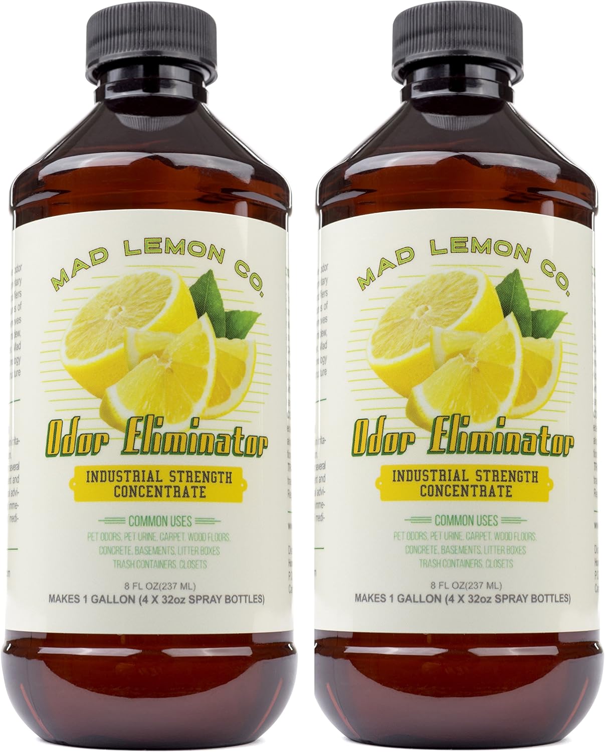 Mad Lemon Pet Odor Eliminator and Neutralizer Industrial Strength 8oz