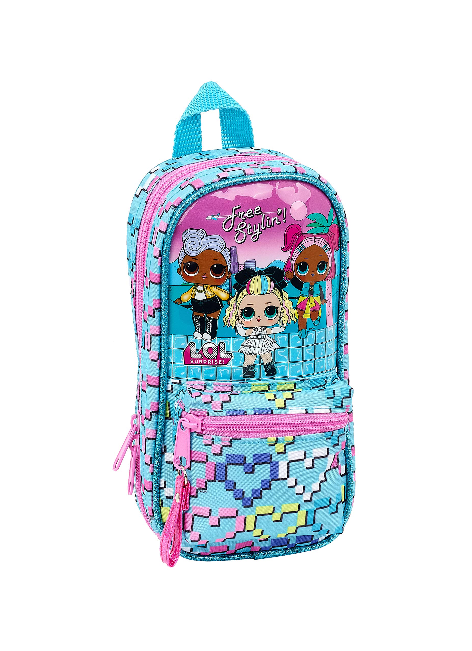 Salta Real Madrid Backpack, Light Blue/Pink (Multicolour) - 8412688344338