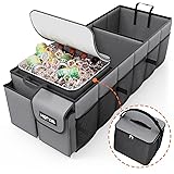 HOTOR Trunk Organizer, Sturdy Foldable with Cooler