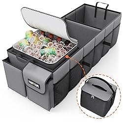 HOTOR Trunk Organizer, Sturdy Foldable with Cooler