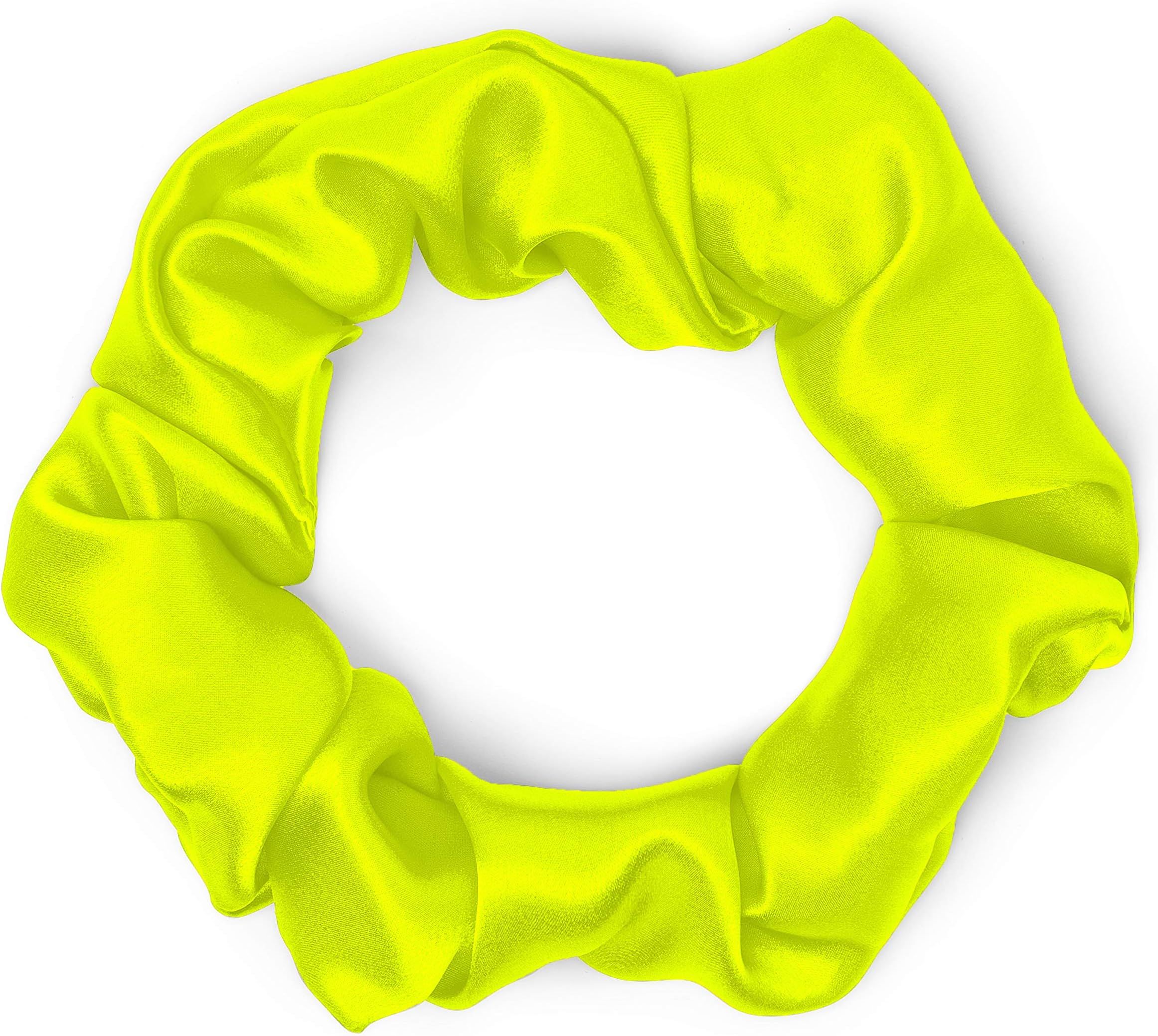 Satin Scrunchies 100% Silk Premium Quality Ponytail Holders Choose Size Many Colors Scrunchie King Made in the USA
