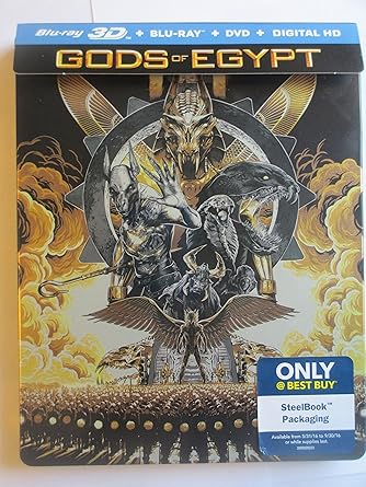Amazon Com Gods Of Egypt Limited Edition Steelbook 3d Blu Ray Blu Ray Dvd Digital Hd Movies Tv