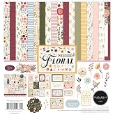 Carta Bella Pressed Floral Collection Kit for Cardmaking and Scrapbooking, 12x12 Paper Kit