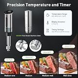 KitchenBoss Sous Vide Machine 1100W Wi-Fi Precision Cooker Stainless Steel view 7