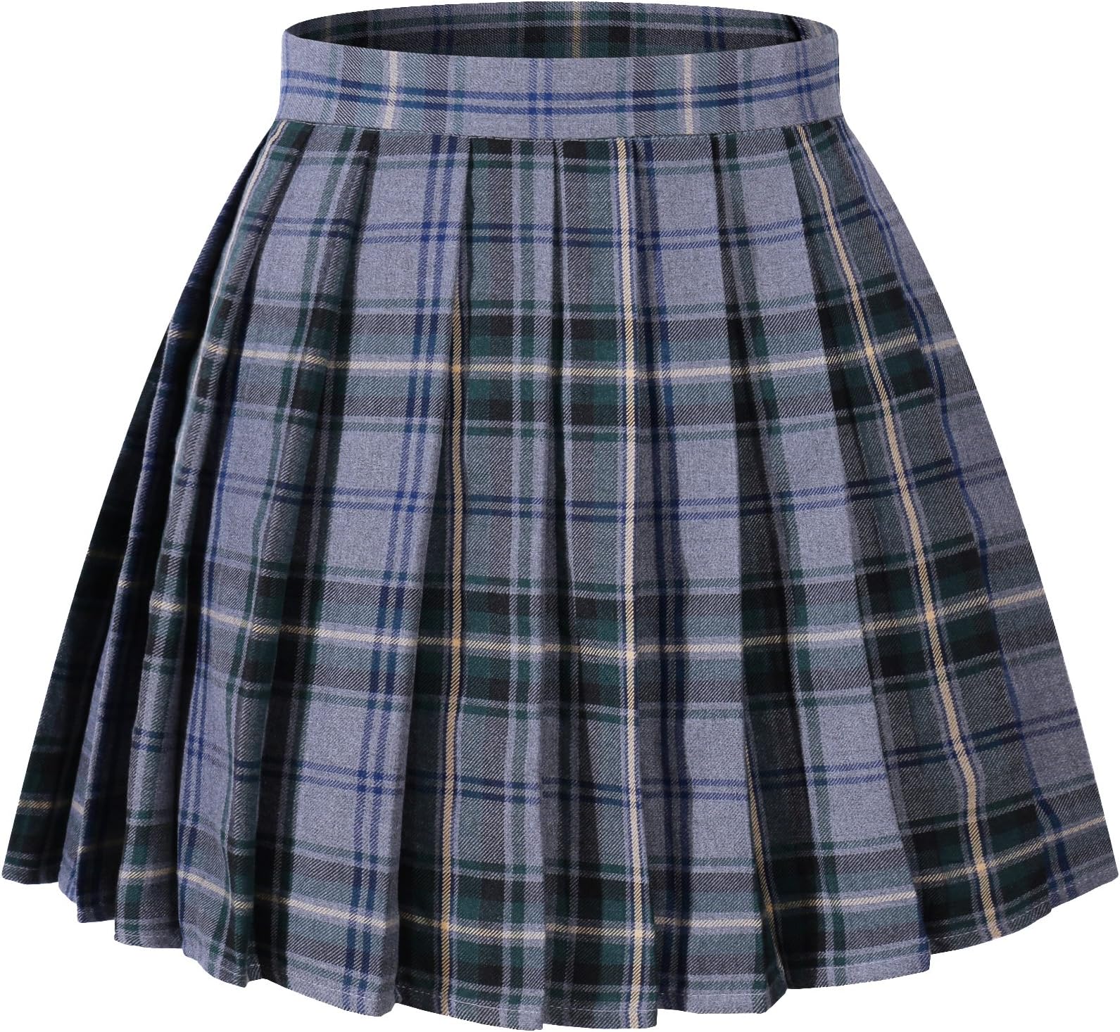 Beautifulfashionlife Women's Japan high Waisted Pleated Cosplay Costumes Skirts