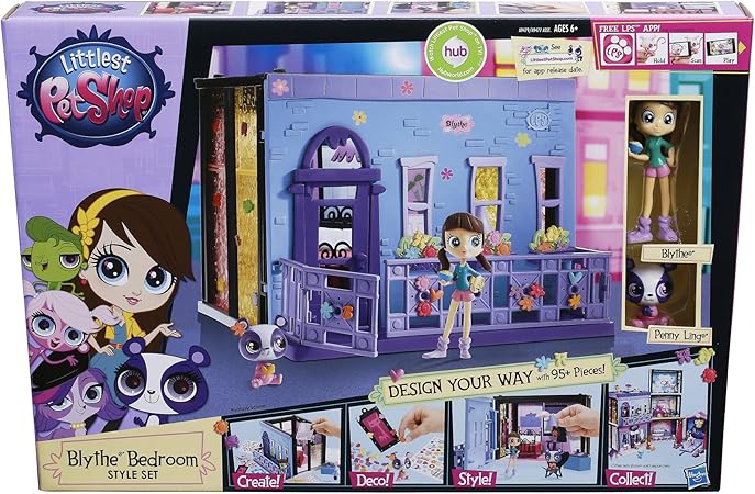 littlest pet shop blythe bedroom style set