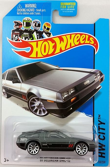 delorean hot wheels car
